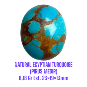 LOOSESTONE NATURAL EGYPTIAN TURQUOISE (PIRUS MESIR) 8,18 Gr Est. 23×19×13mm