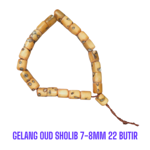 GELANG OUD SHOLIB 7-8MM 22 BUTIR