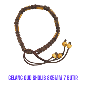 GELANG OUD SHOLIB 8X5MM 7 BUTIR