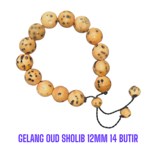 GELANG OUD SHOLIB 12MM 14 BUTIR