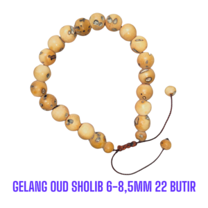 GELANG OUD SHOLIB 6-8,5 MM 22 BUTIR