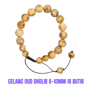 GELANG OUD SHOLIB 8-10MM 18 BUTIR