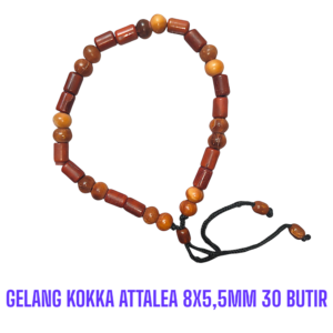 GELANG KOKKA ATTALEA 8X5,5MM 30 BUTIR