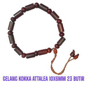GELANG KOKKA ATTALEA 10X6MM 23 BUTIR