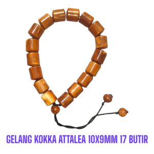 GELANG KOKKA ATTALEA 10X9MM 17 BUTIR