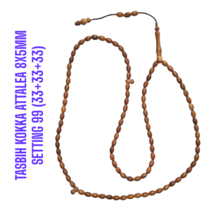 TASBIH KOKKA ATTALEA 8X5MM
SETTING 99 (33+33+33)