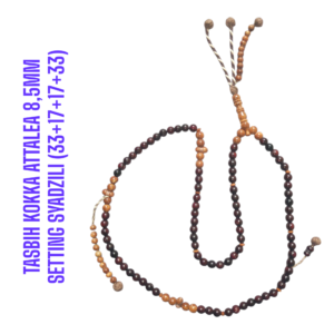 TASBIH KOKKA ATTALEA 8,5MM
SETTING SYADZILI (33+17+17+33)