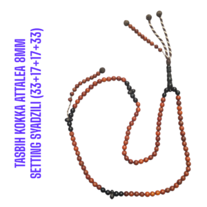 TASBIH KOKKA ATTALEA 8MM SETTING SYADZILI (33+17+17+33)