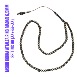 TASBIH KOKKA ATTALEA RING MADAN 6,5MM SETTING 99 (33+33+33)
