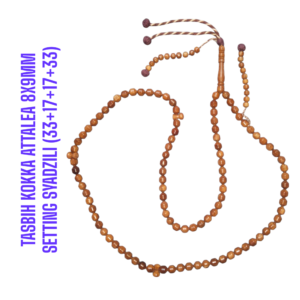 TASBIH KOKKA ATTALEA 8X9MM SETTING SYADZILI (33+17+17+33)