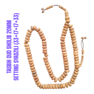 TASBIH OUD SHOLIB MESIR 20MM SETTING SYADZILI (33+17+17+33)