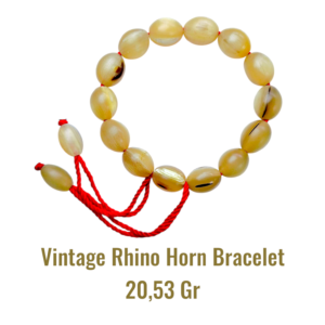 VINTAGE RHINO HORN BRACELET 20,53 Gr