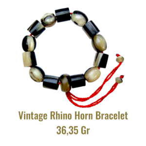 VINTAGE RHINO HORN BRACELET 36,35 Gr