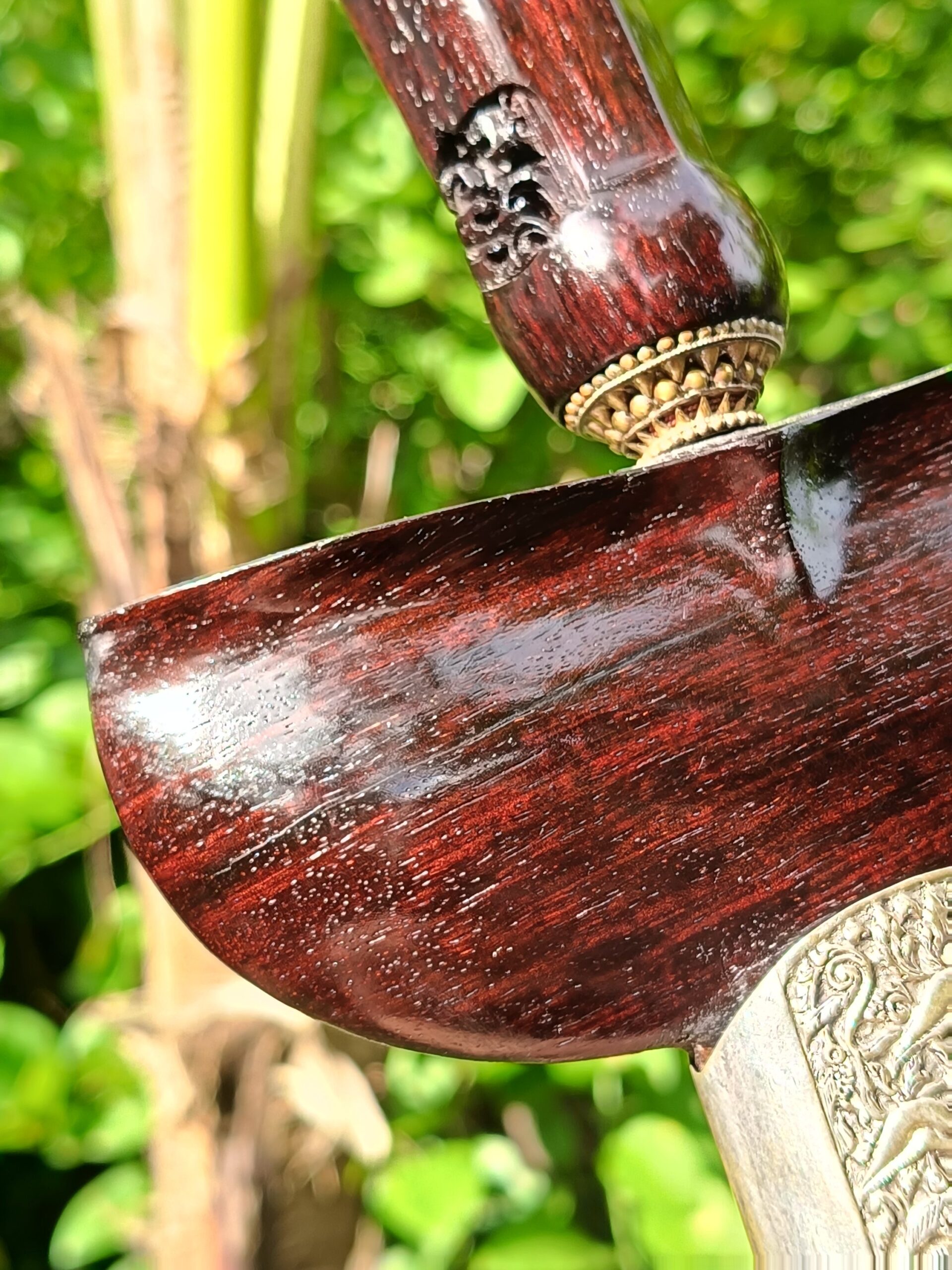 WARANGKA KERIS GAYAMAN YOGYAKARTA BERBAHAN RELIK PUSAKA BERSEJARAH KAYU BERTUAH WUNGLEN BEKAS PUGARAN CUNGKUP MAKAM SULTAN AGUNG HANYAKRAKUSUMA, MAKAM RAJA MATARAM IMOGIRI - Gambar 12