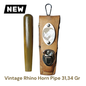 VINTAGE RHINO HORN PIPE 31,34 Gr