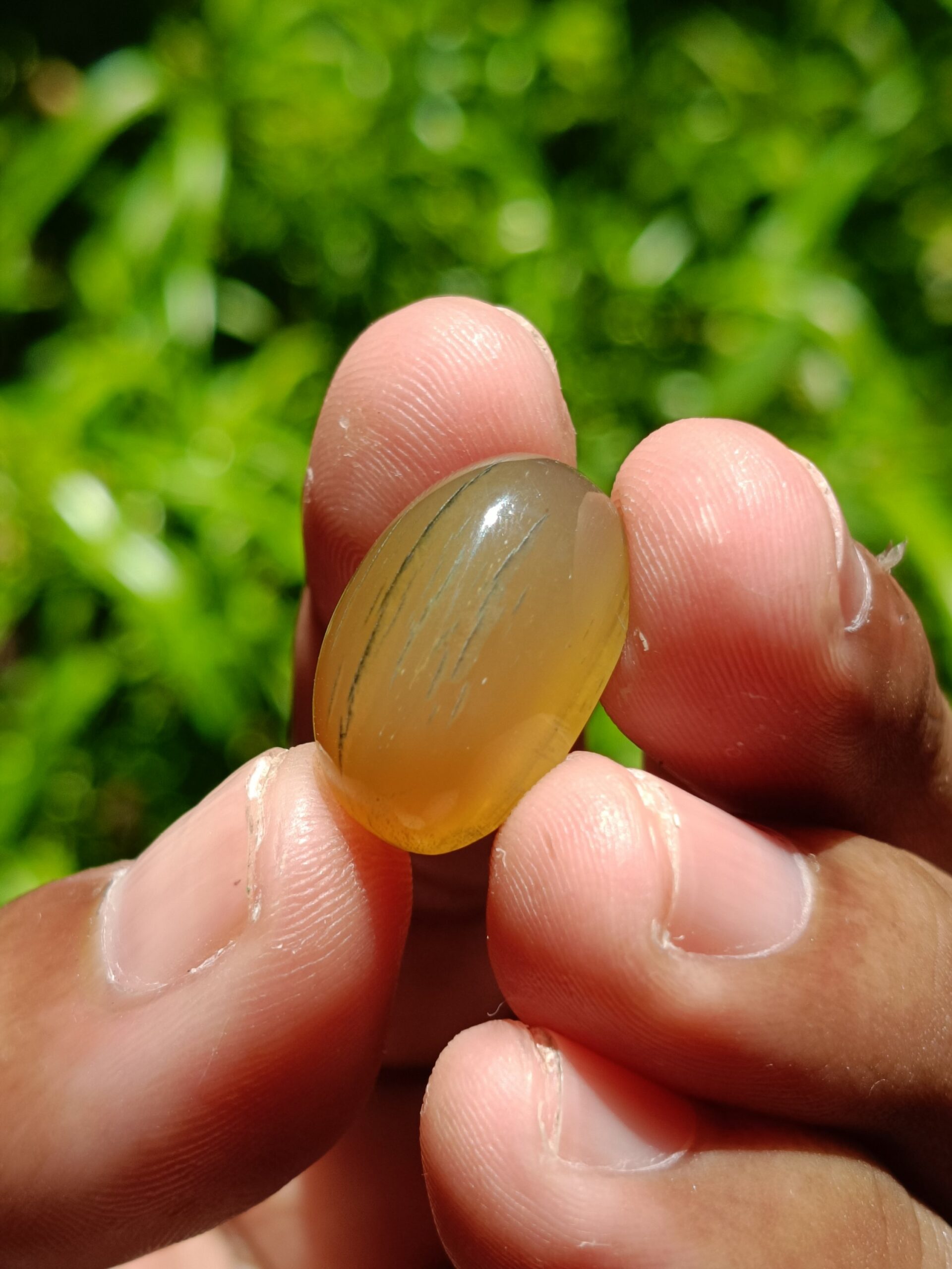 VINTAGE RHINO HORN LOOSESTONE 1,80 Gr 19,5×12,5×9,5mm - Gambar 7