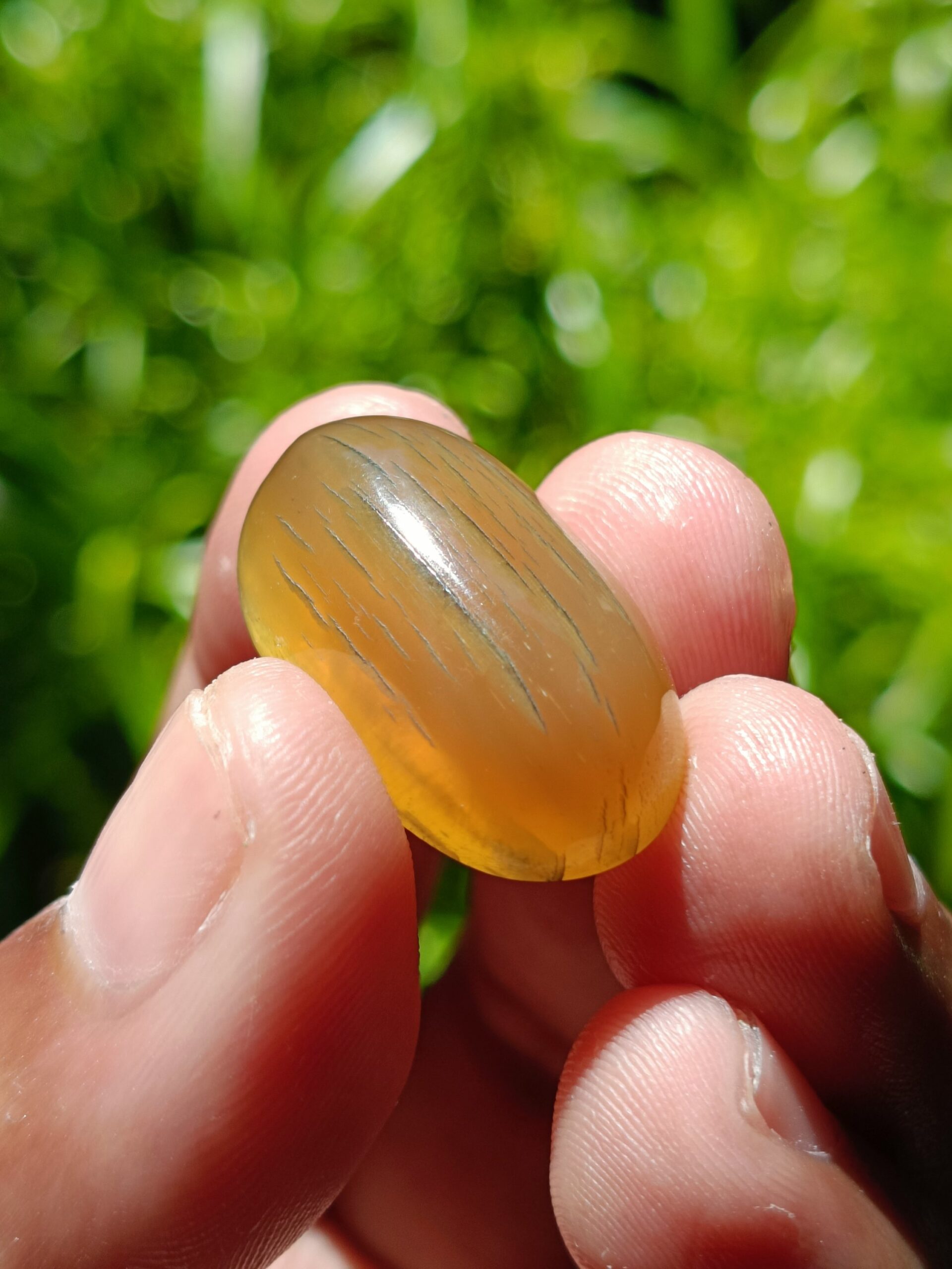 VINTAGE RHINO HORN LOOSESTONE 2,68 Gr 25,5×15×9mm - Gambar 8