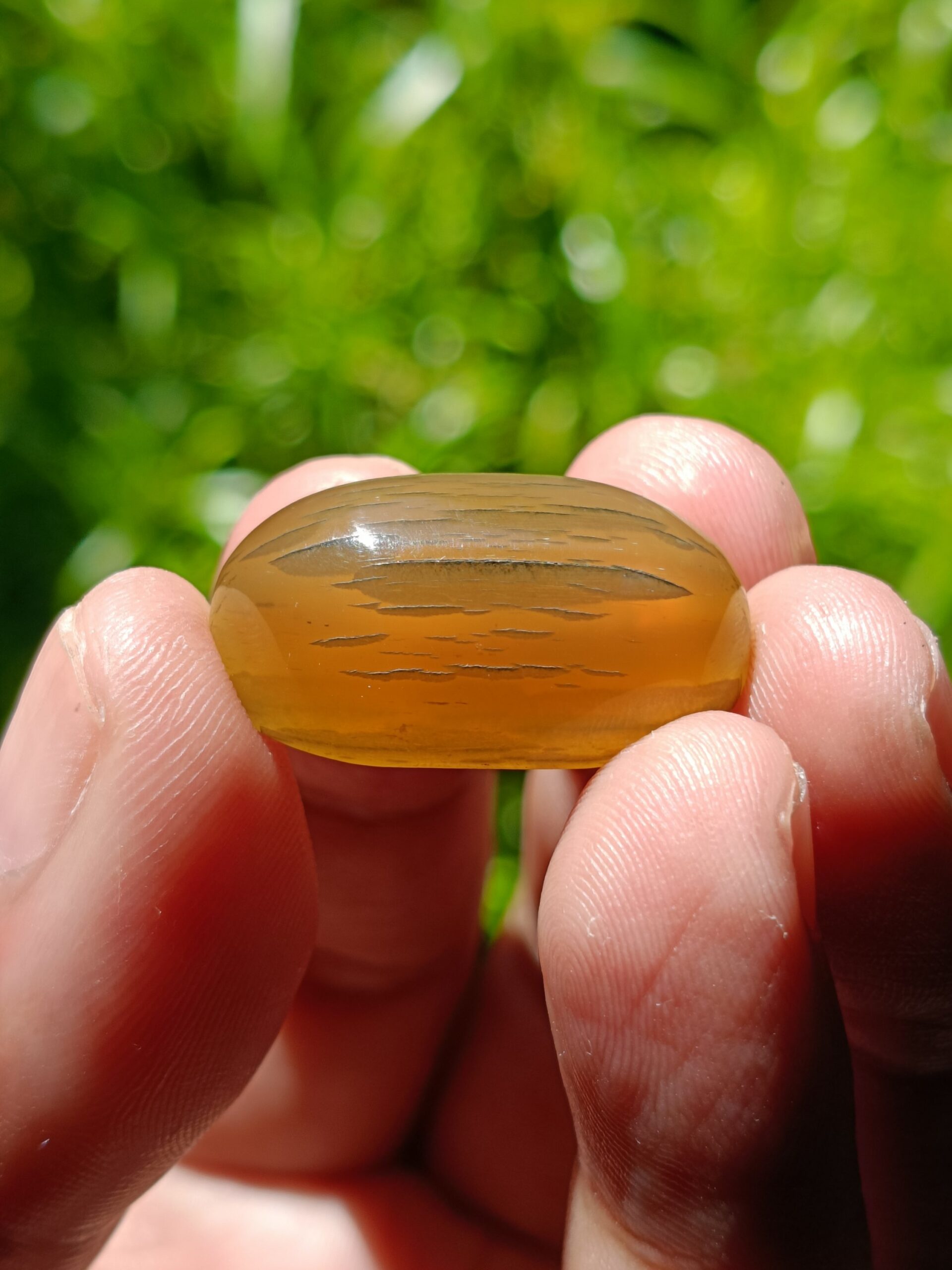 VINTAGE RHINO HORN LOOSESTONE 2,68 Gr 25,5×15×9mm - Gambar 10