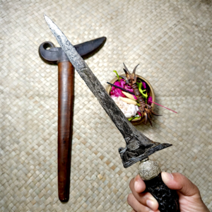 Keris Brojol Ganan Pendito Semedi Pamor Tambal Sanak Nggajih Tangguh Era Segaluh Warangka Perahu Labuh Tanduk Kerbau Sangat Langka Bersertifikat
