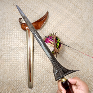 Keris Jalak Sangu Tumpeng Pamor Ngulit Semongko Sanak Tangguh Era Mataram Madiunan Warangka Ladrang Gandar Iras Banyumasan Trembalo Sangat Langka Bersertifikat