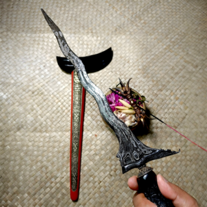 Keris Megantara Luk 7 Pamor Wus Wutah Tangguh Era Mataram Senopati Warangka Wulan Tumanggal Arang Sangat Langka Bersertifikat
